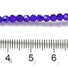 Electroplate Transparent Glass Beads Strands LS-EGLA-A035-T3mm-L06-4