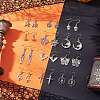 Hallowmas Tibetan Alloy Dangle Earrings EJEW-JE06523-1