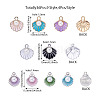 Craftdady 36Pcs 9 Style Alloy Enamel Pendants & Charms ENAM-CD0001-20-11