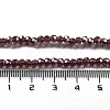 Electroplate Transparent Glass Beads Strands LS-EGLA-A035-T3mm-A13-4