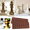 Silicone Chess Shaped Mold PH-DIY-WH0072-21-4