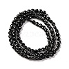 Natural Black Spinel Beads Strands G-F770-B01-01-4