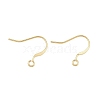 Brass Flat Ear Wire KK-CBA57BD-09G-1