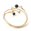 Brass Cuff Bangles BJEW-A134-01G-07-3