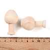 Unfinished Wood Mushroom Ornaments WOOD-T032-07-3