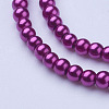 Glass Pearl Beads Strands X-HY-4D-B35-2
