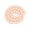 Electroplated Shell Pearl Beads Strands BSHE-C007-A02-01-3