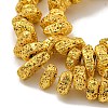 Electroplated Natural Lava Rock Beads Strands G-I360-U01-01-3