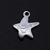Tarnish Resistant 201 Stainless Steel Charms STAS-S105-T843-1