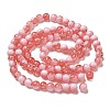 Crackle Glass Beads Strands GLAA-U001-8mm-13-3