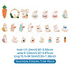 Kissitty 46Pcs 23 Styles Alloy Enamel Pendants ENAM-KS0001-02-6