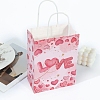 Valentine's Day Love Heart Printed Paper Gift Tote Bags PW-WG4681C-01-2