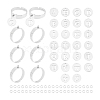 Unicraftale DIY Alphabet Charm Adjustable Ring Making Kit DIY-UN0005-67-1