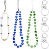 Olycraft 3Pcs 3 Style Glass Pearl & Lampwork & Glass Seed Beads Mobile Straps KEYC-OC0001-19-1