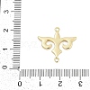 Brass Flower Connector Charms KK-G522-18G-3