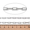 304 Stainless Steel Paperclip Chains CHS-M009-06P-04-2