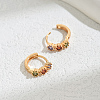 Elegant Brass Hoop Earrings NK1311-3