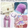 3 Rolls Polyester Chenille Wool Yarn OCOR-MB0001-06A-9