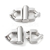 Non-Tarnish 304 Stainless Steel Bayonet Clasps STAS-M325-05P-1