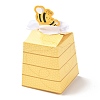 Trapezoid Shape with Bee Pattern Candy Packaging Box CON-F012-01-2