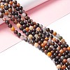 Natural Brecciated Jasper Beads Strands G-M381-01B-3