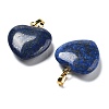 Dyed Natural Lapis Lazuli Pendants G-G956-B07-G-2