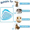 Plastic Small Animal Triangle Toilet Trainer Corner AJEW-GA0001-34B-3