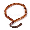 Natural Carnelian Beads Stretch Bracelets BJEW-A025-01E-1