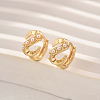 Imitation Pearl S-shaped Hoop Earrings for Women HO7256-1