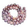 Natural Baroque Pearl Keshi Pearl Beads Strands PEAR-S020-L16-4