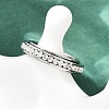 304 Stainless Steel Rhinestone Rotating Finger Rings RJEW-A074-01B-P-3