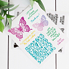 Rubber Clear Stamps DIY-WH0251-008-3