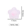 Frosted Resin Cabochons MRMJ-T073-14B-2