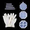 DIY Layered Rotating Storage Box Silicone Mold Sets DIY-X0293-86-2