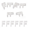 6Pcs 925 Sterling Silver Hollow Initial Beads STER-TA0001-53F-1