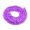 Baking Paint Glass Beads Strands EGLA-Q120-D-A02-2