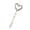 Alloy Rhinestone Hanging Ornaments HJEW-E012-02G-01-2