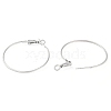 Non-Tarnish 304 Stainless Steel Hoop Earrings STAS-K288-01P-2