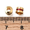 Brass Enamel Beads KK-G605-06G-3