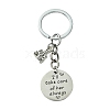 Alloy Enamel & Titanium Steel Keychain KEYC-YW00036-1