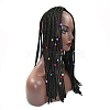 Iron Dreadlocks Beads Hair Decoration IFIN-S696-110G-1-3