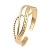 304 Stainless Steel Cuff Bangles for Women BJEW-B120-07G-02-4