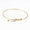 Adjustable 304 Stainless Steel Bangles BJEW-H522-01G-2