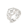 Brass Open Cuff Ring Settings LS-KK-G518-08P-01-1