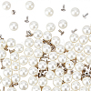 100 Bags ABS Plastic Imitation Pearl Rivet Studs DIY-GF0013-39-1