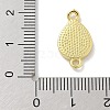 Brass Pave Shell Connector Charms KK-M300-10G-02-3