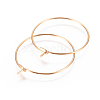 304 Stainless Steel Hoop Earrings Findings LS-STAS-I120-60B-G-2