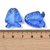 Transparent Glass Enamel Beads LAMP-U004-06O-3