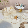 Rectangle Folding Paper & Plastic Storage Boxes with Polyester Rope Handle CON-WH0089-171A-01-4