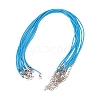 Waxed Cord Necklace Making X-NCOR-T001-29-1